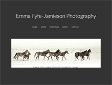 Tablet Screenshot of emmafjphotography.com